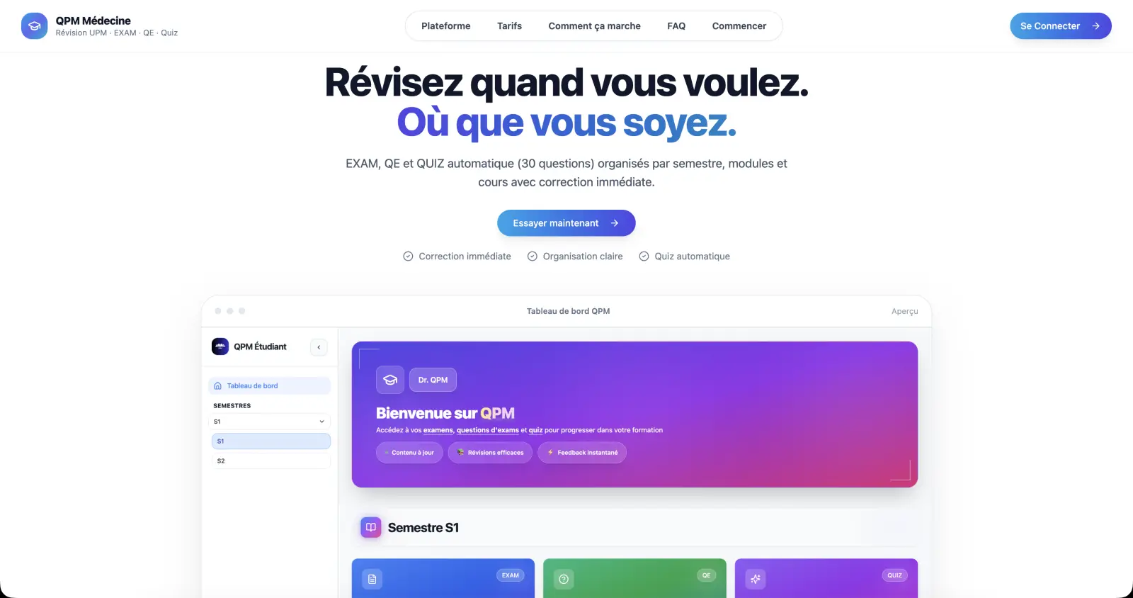 QPM Medecine